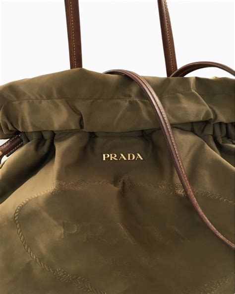 bolsa prada nylon verde|Prada nylon bags for women.